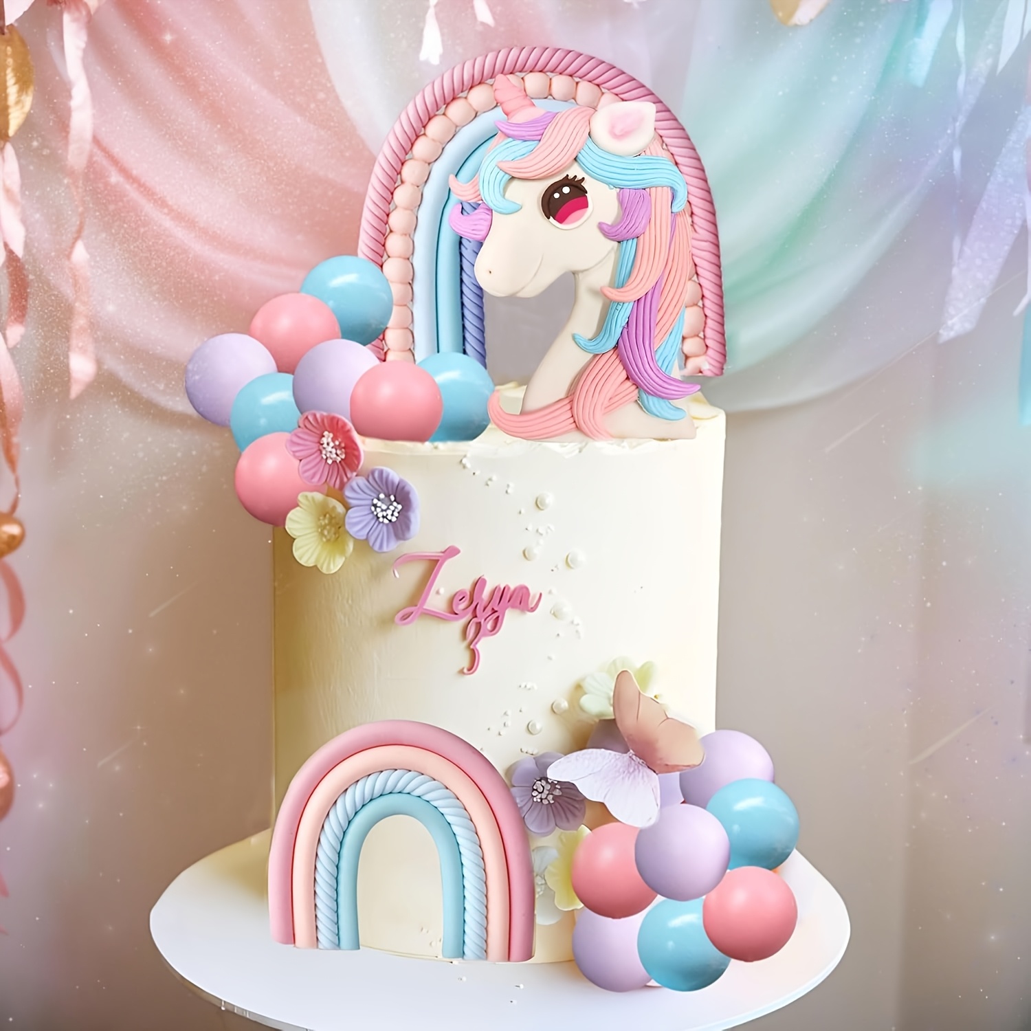 First Rodeo Geburtstagsparty-Dekorationen – Western-Cowgirl-Thema Mit Banner, Ballons & Kuchenaufsatz
