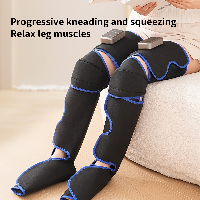 Wireless Charging Full Leg Massager – Features a Large Display, Soft Fabric, And Breathable Design, Suitable for Calves, Thighs, Knees, Ankles, And Soles – a Perfect Gift for Both Men And Women.