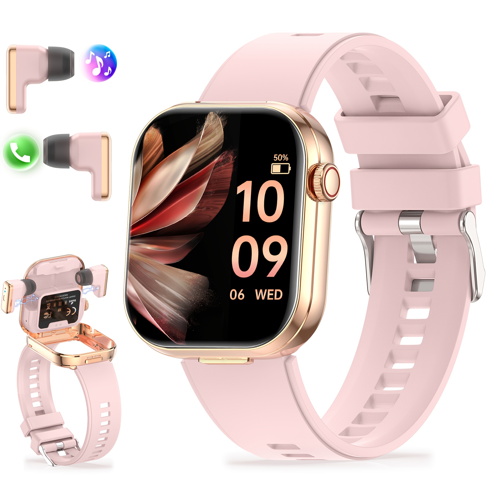 smartwatch earphones sold on Temu United States