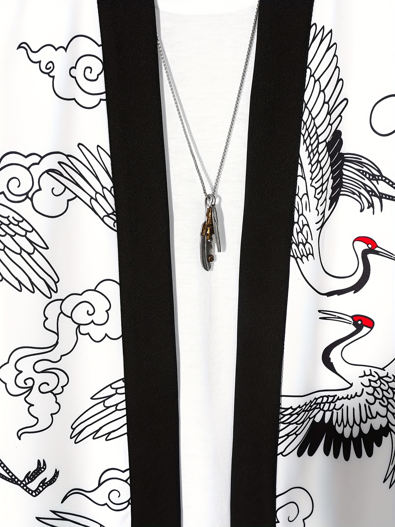 men's lightweight summer kimono cardigan black - Temu