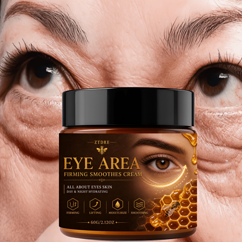 Image of Fast-acting Tightening Smoothing Day And Night Eye Cream [multifunctional And Care] - Lifting And Tightening Eye Cream, Rich In Collagen, Hyaluronic Acid, , And Retinol, Brightening