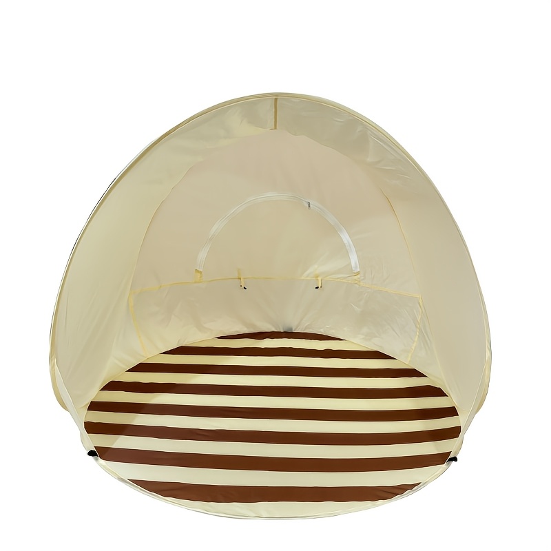 Image of Portable Beach Tent For Sun Protection, Suitable For Indoor And Outdoor Use, Perfect For Gardens And Courtyards, Setup