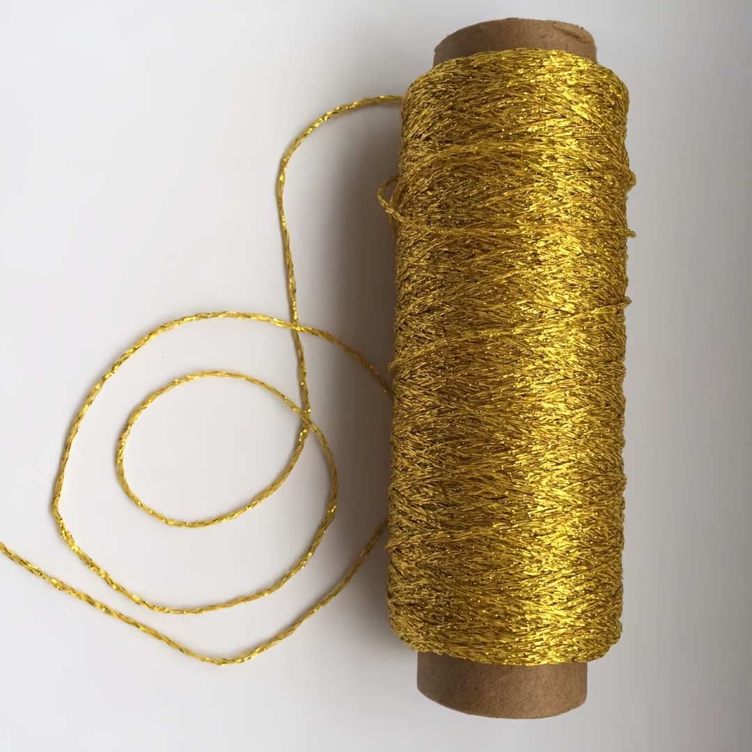 TEMU Fil à crochet doré de 1 mm, 211 , convient pour le et . Très adapté au tissage à , aux loisirs créatifs, et utilisé pour réaliser des kits de