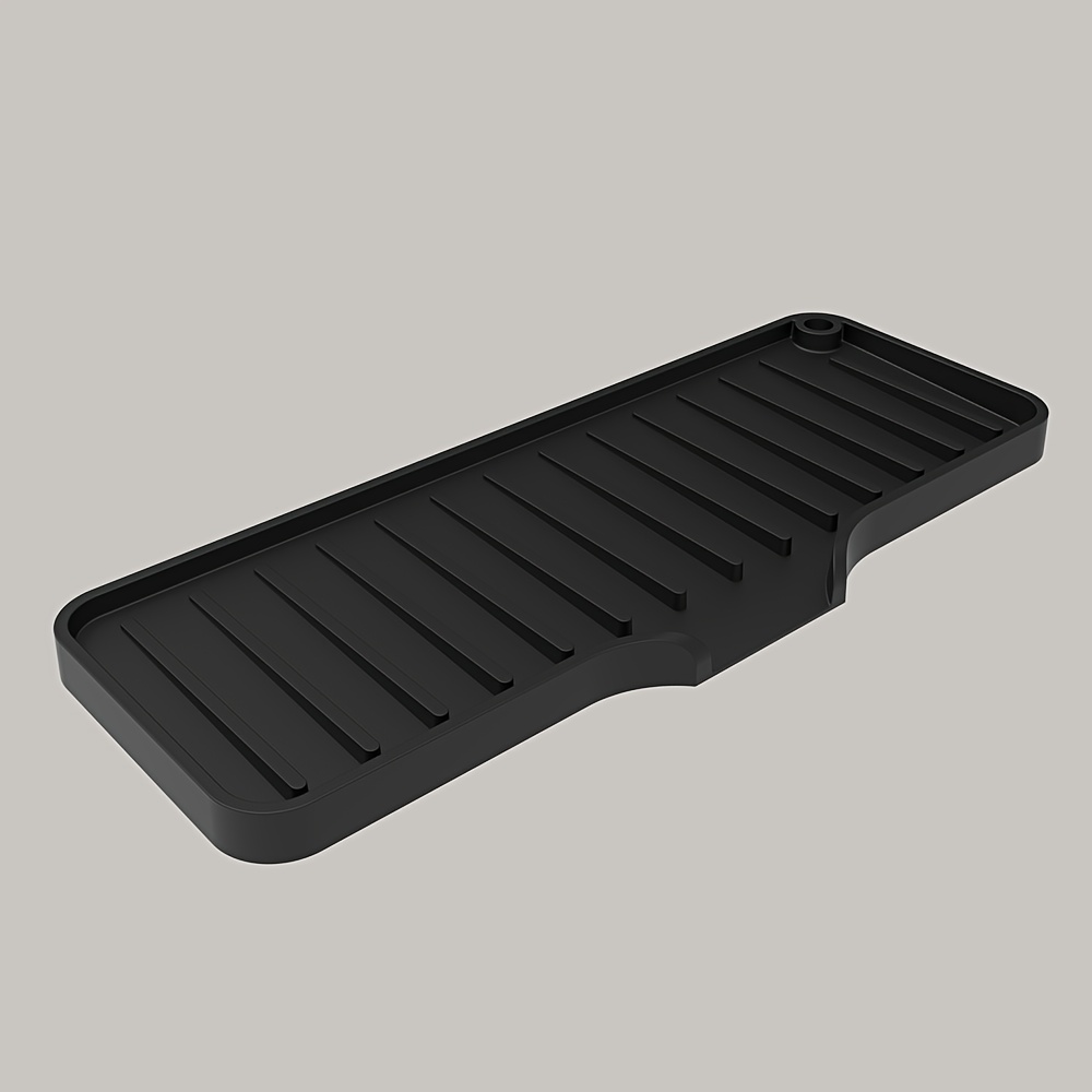 Image of A Soft Silicone Draining Rack, Suitable For Kitchen Sinks, Draining Mats, Sponge Holders, And Additions For Organizing In Kitchens And Bathrooms