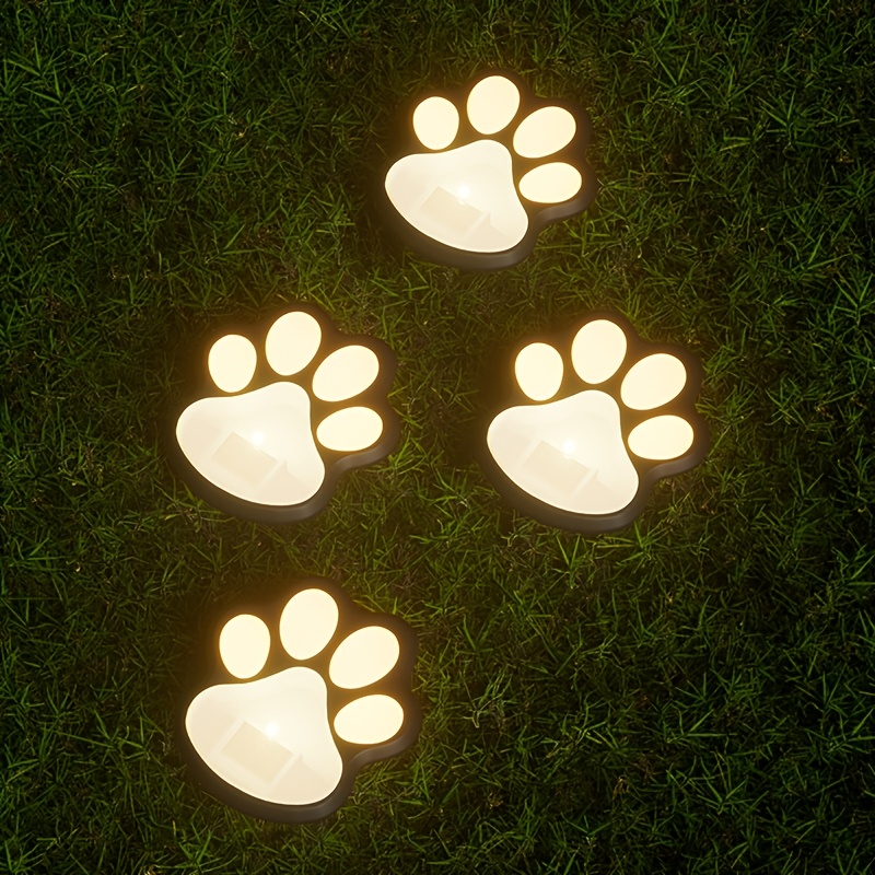 4pcs solar powered led   lights automatic on off outdoor garden lighting solar lawn lights with auto dusk to   sensor   decoration for yard patio walkway no wiring needed pet friendly decor solar garden lights yard decor   durable construction ecoconscious buyers 1