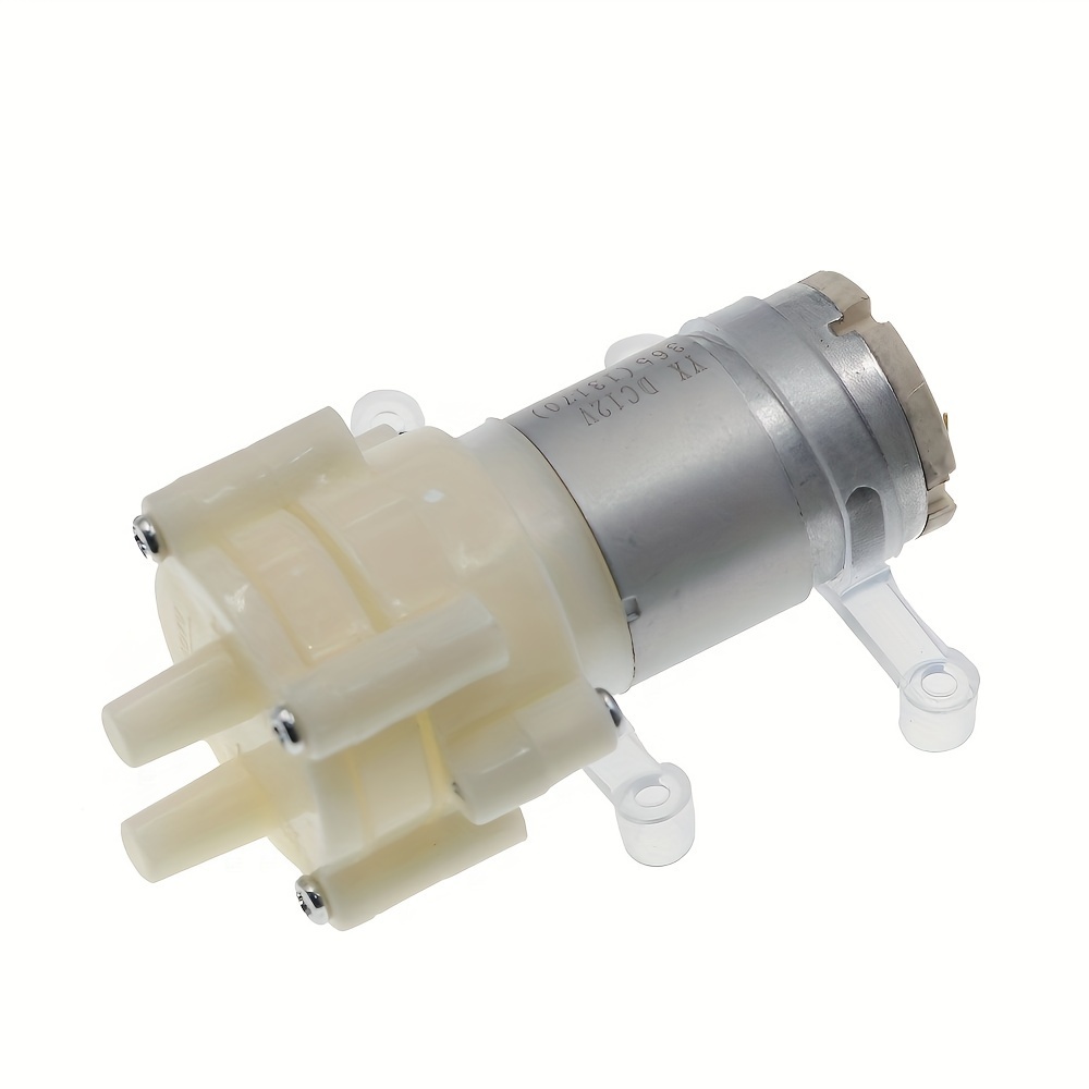 Pompe à Eau 12V Mini Diaphragme - Pompe Électrique 1.5-2L/min Pour Aquarium, Machine Thé, Arrosage Auto, Essuie-Glace