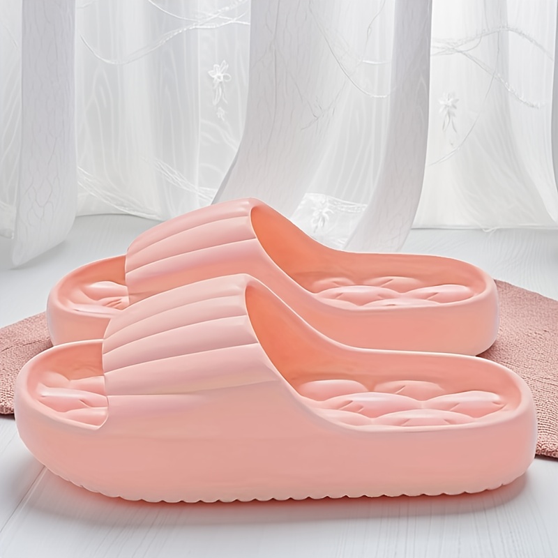 imagen del artículo Sandalias unisex cómodas de EVA - Diseño minimalista a rayas, primavera/verano, lavables a mano, ideales para el hogar y la playa, calzado de playa | Sandalias minimalistas | Pantuflas de EVA para el hogar, calzado de mujer