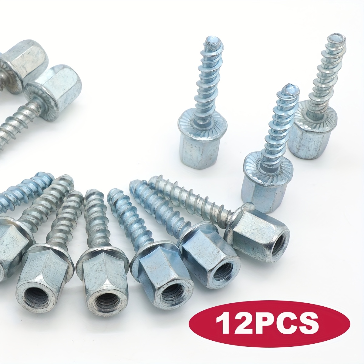 Hex Flange Ceiling Screws - -plated Rust-resistant Metal Fasteners With Recessed Design For , Ideal For Recessed Lighting & Ceiling Fan Mounting, Ceiling Screws