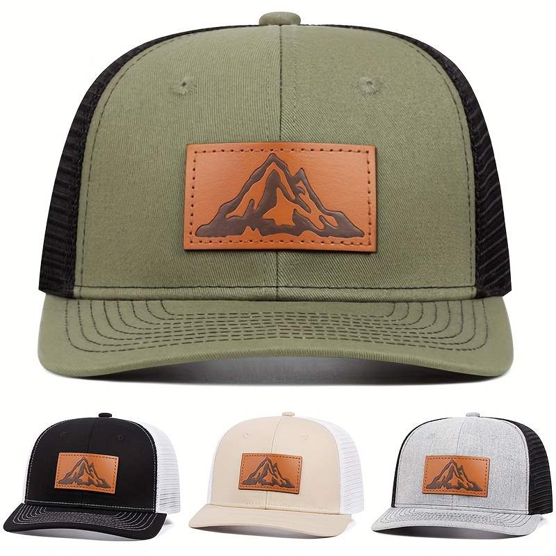 

Men Baseball High-quality Mountain Labeling Cap For Men And Women Hip Hop Trucker Cap Visor Breathable Golf Cap