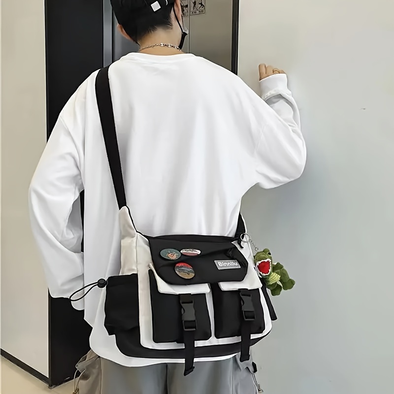 Japanese Style Shoulder Bag Trendy Casual Messenger Bag Unisex