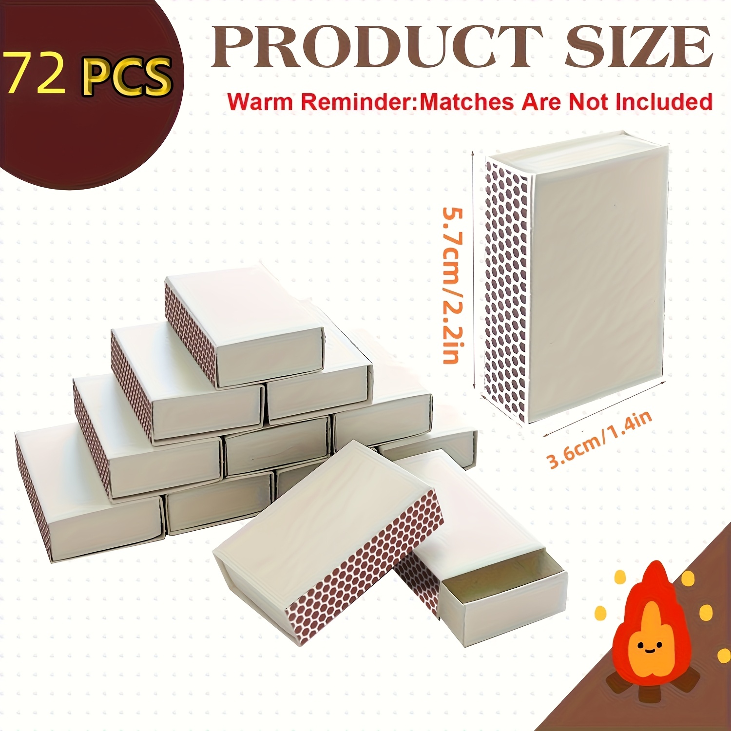Image of 18/36/72pcs Blank Geometric Matching Boxes With Lids - Small Fantasy-themed Storage Containers Suitable For Wedding Favors, Showers, Graduation Party Decorations, Party Gift Boxes