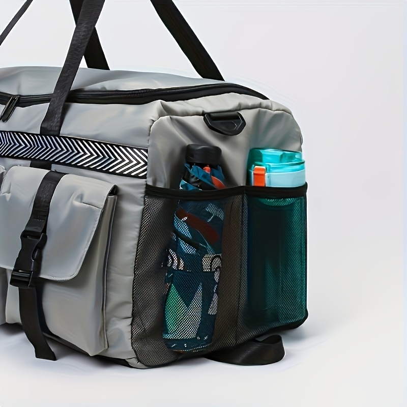 1-Pack Outdoor Gym Duffle Bag with Separate Shoe Compartment, Wet and Dry Separation, Multi-Pocket Large Capacity Travel Bag, Casual and Versatile Portable Backpack, Stylish Sporty Luggage Bag, Unisex, Suitable for Back-to-School Season