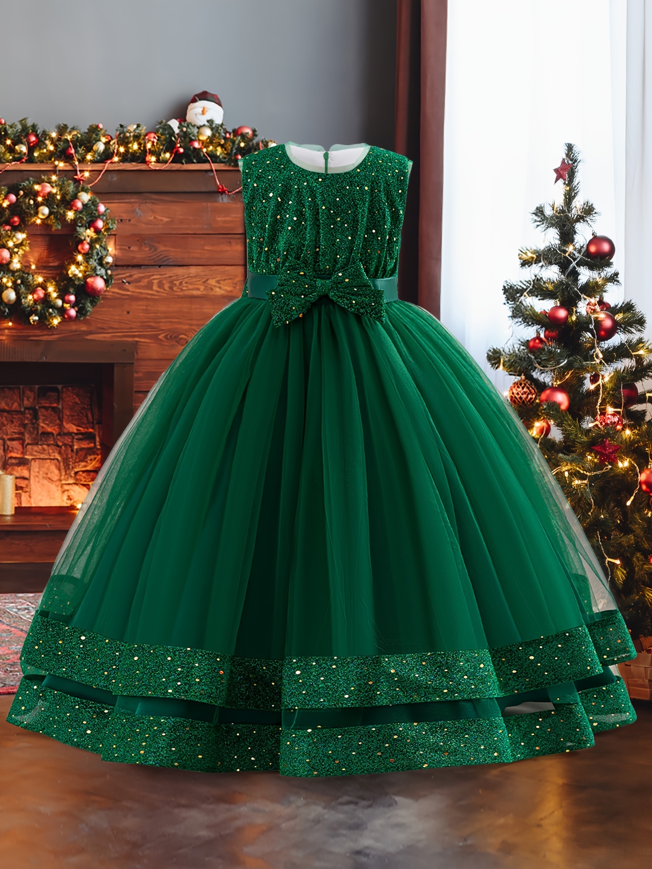 bow dress christmas Proper Peony Girls White / Red Bow Angelica Christmas Dress 3T main image 0