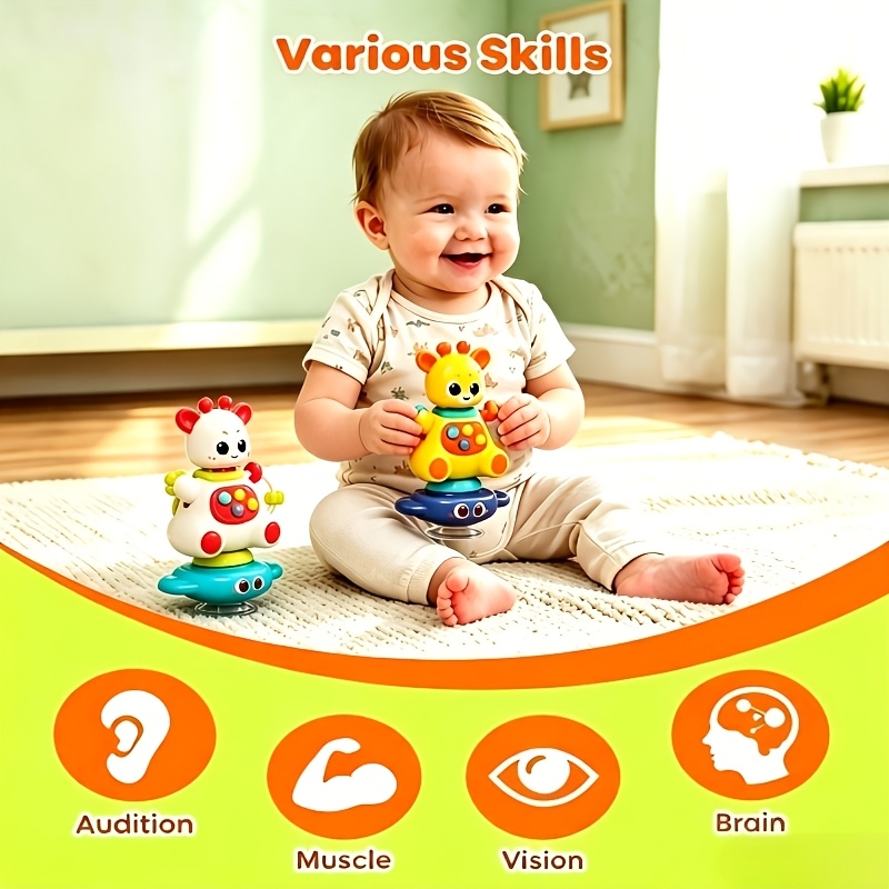 Kids' Giraffe Multifunctional Spinning Top Toy