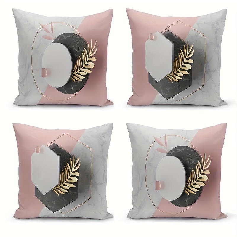 

4- Jit , , Polyester, & , , , For Sofa, Bed, Car & Decor, Pillowcases