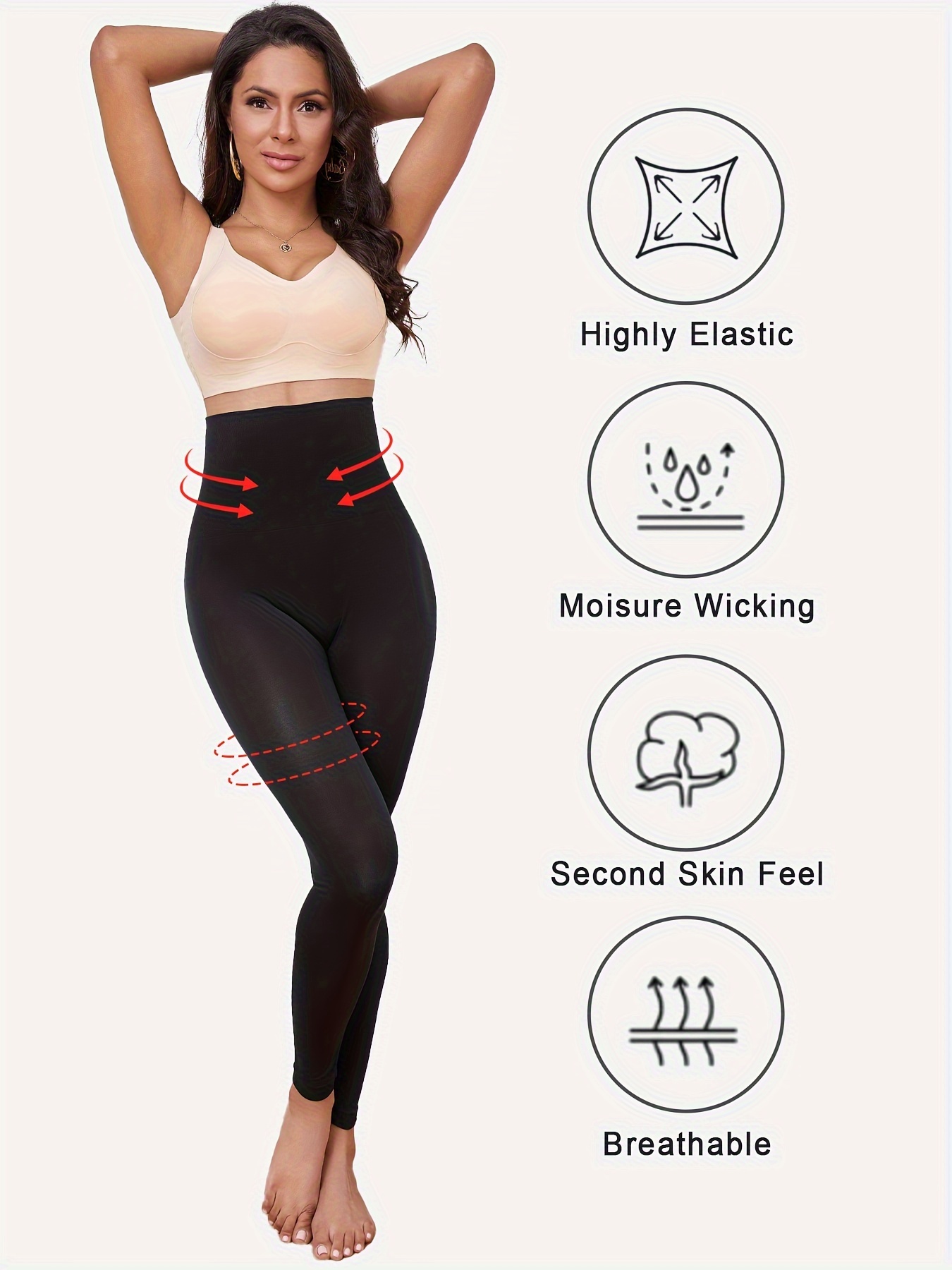 Shape Mint, Women's Yoga Pants Butt Lifting Shapewear Panties
