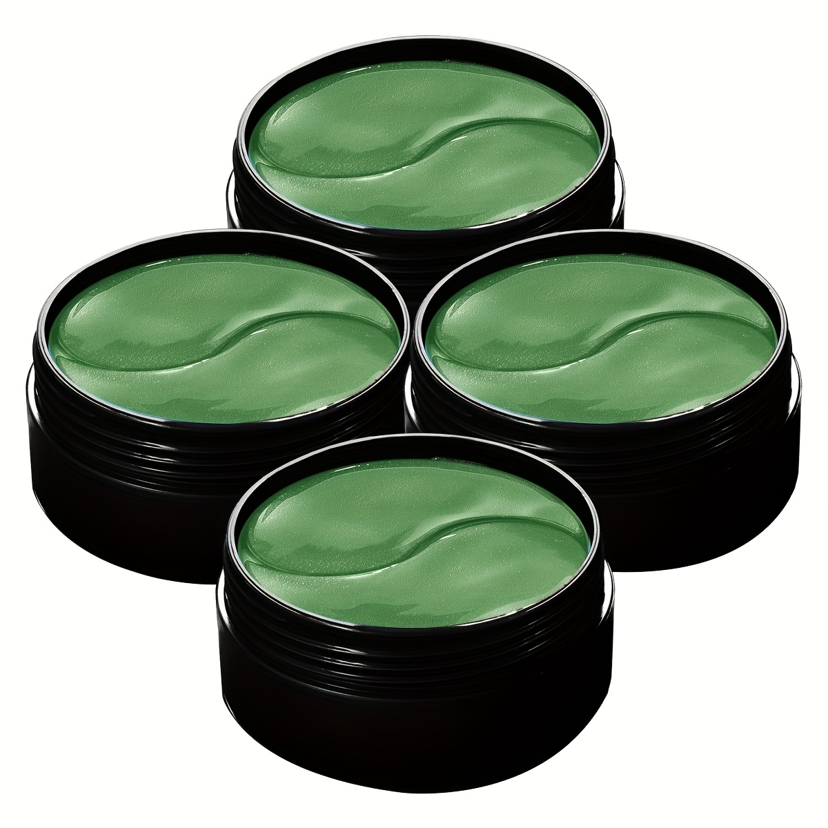 4 kutije maski za oči s esencijom zelenih algi i flastera za oči, miješanih s Sargassum i kolagenom, održavaju vlažnost očiju, nježne i hranjive, udobne i vlažne kože, dostupne kod kuće ili na poslovnim putovanjima, pokloni za Uskrs i Dan zahvalnosti