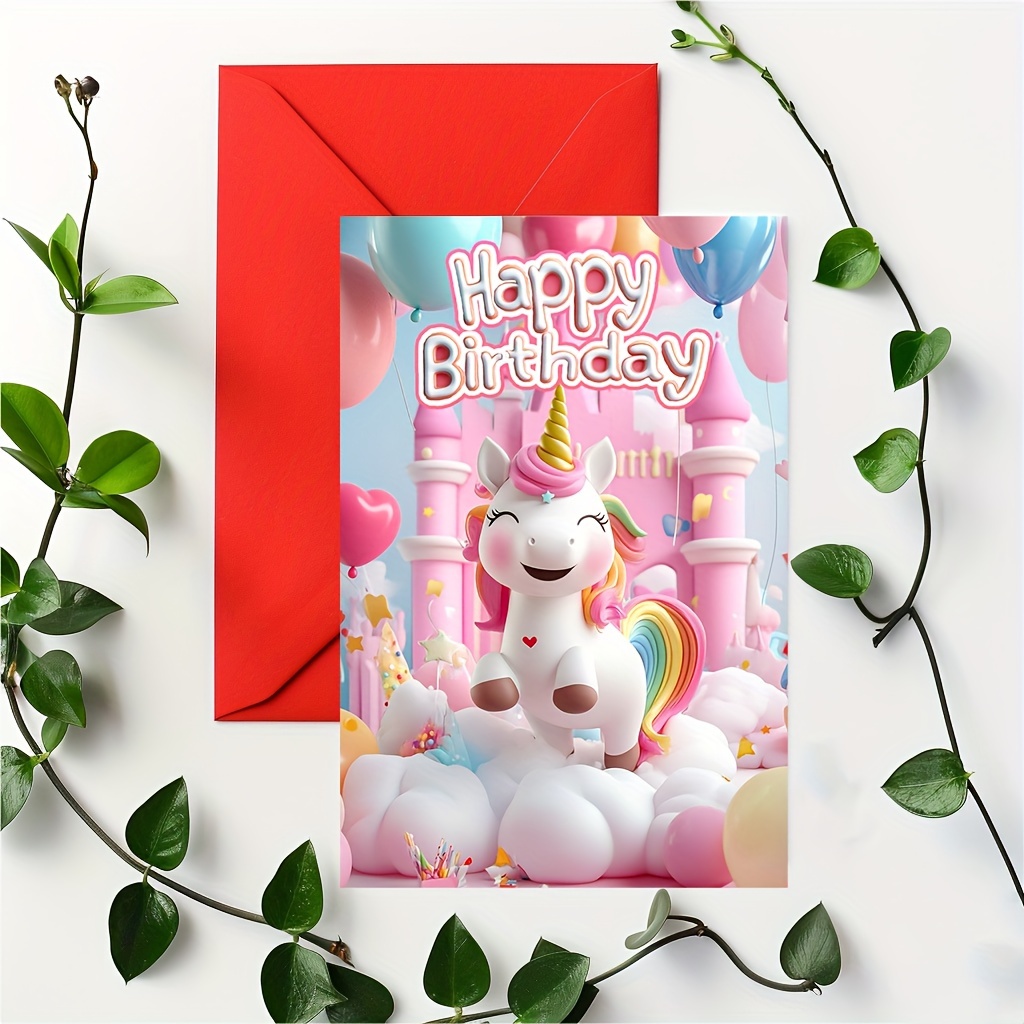 

Unicorn Greeting - For & Christmas, , For Daughters, Nieces, Granddaughters, & , For Christmas