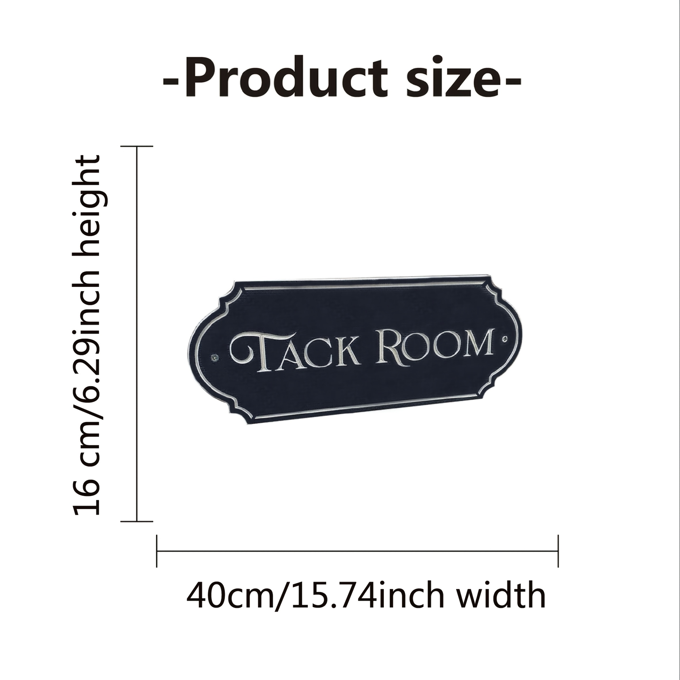 TEMU Placa de Estable de Madera Personalizada - Letrero Granja para de Caballos, Placa de Madera Duradera para Exteriores como Regalo Ecuestre,