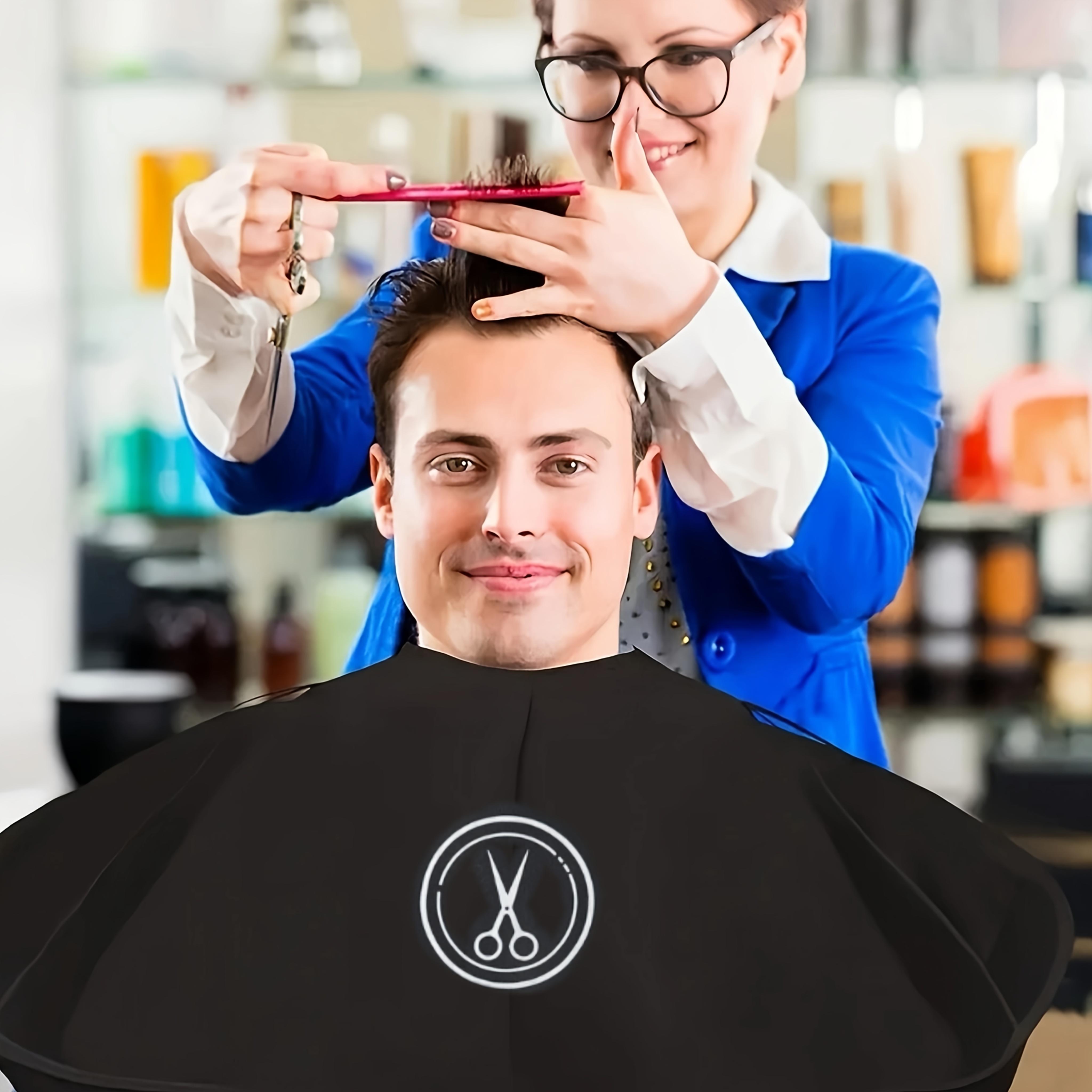 adult hair   cloths cape household hair shaver non stick   foldable hair   cloths comfortable and easy to clean salon tools Product details 3