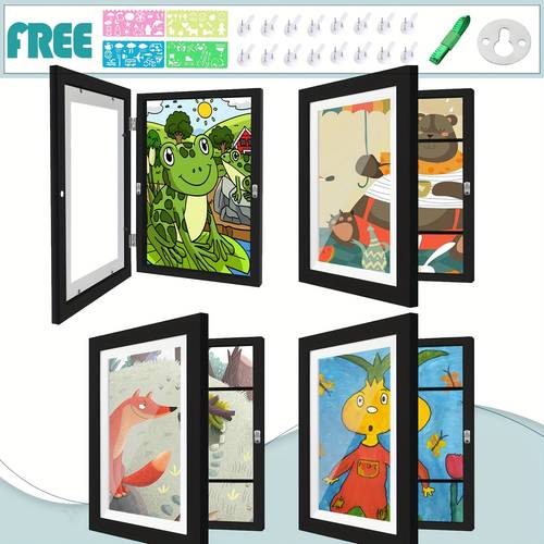 kids artwork picture frame magnetic photo frame for kids art kids artwork display frame gift kids artwork display frame summer activity for supplies projects holiday art frame decor for kids room