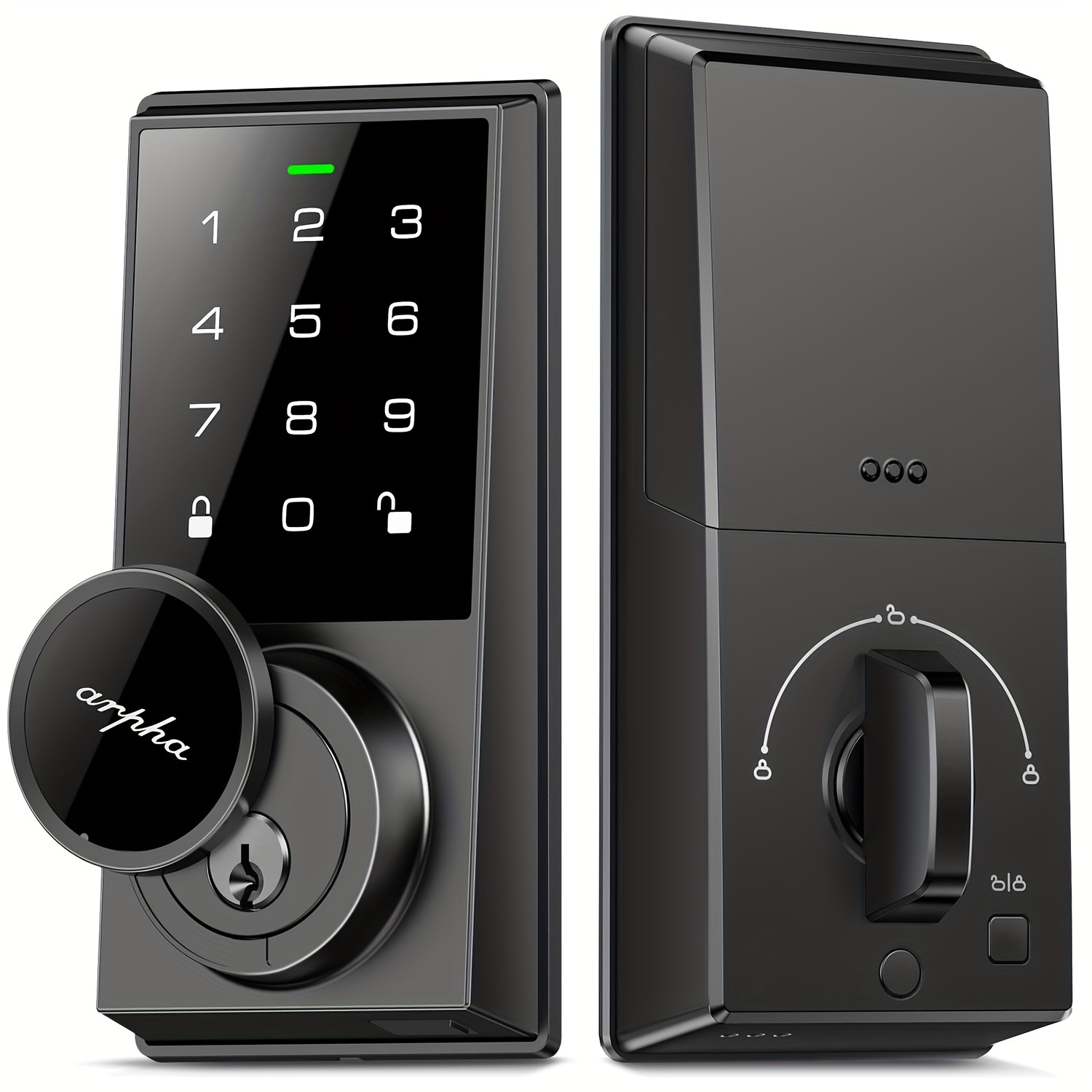 

Entry Door Lock - Electronic Door Lock With Keypad, 50 , Anti-peeping Door Lock, Alarm, , For Door, Home Use