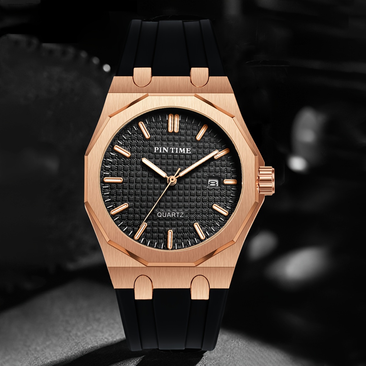

Men's Watch Classic Sports Fashion Design Quartz Movement Silicone Strap 30m Waterpoorf Casual Watch Elegant Watch For Men Gift