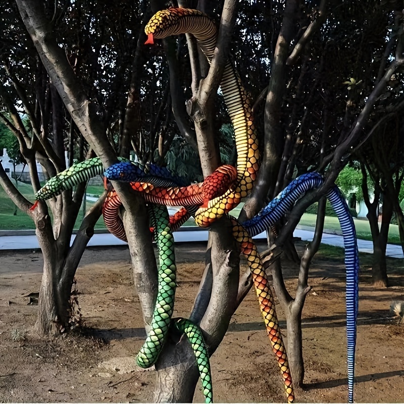 Juguete Serpiente Simulada Pulsera En Forma Serpiente Pitón - Temu