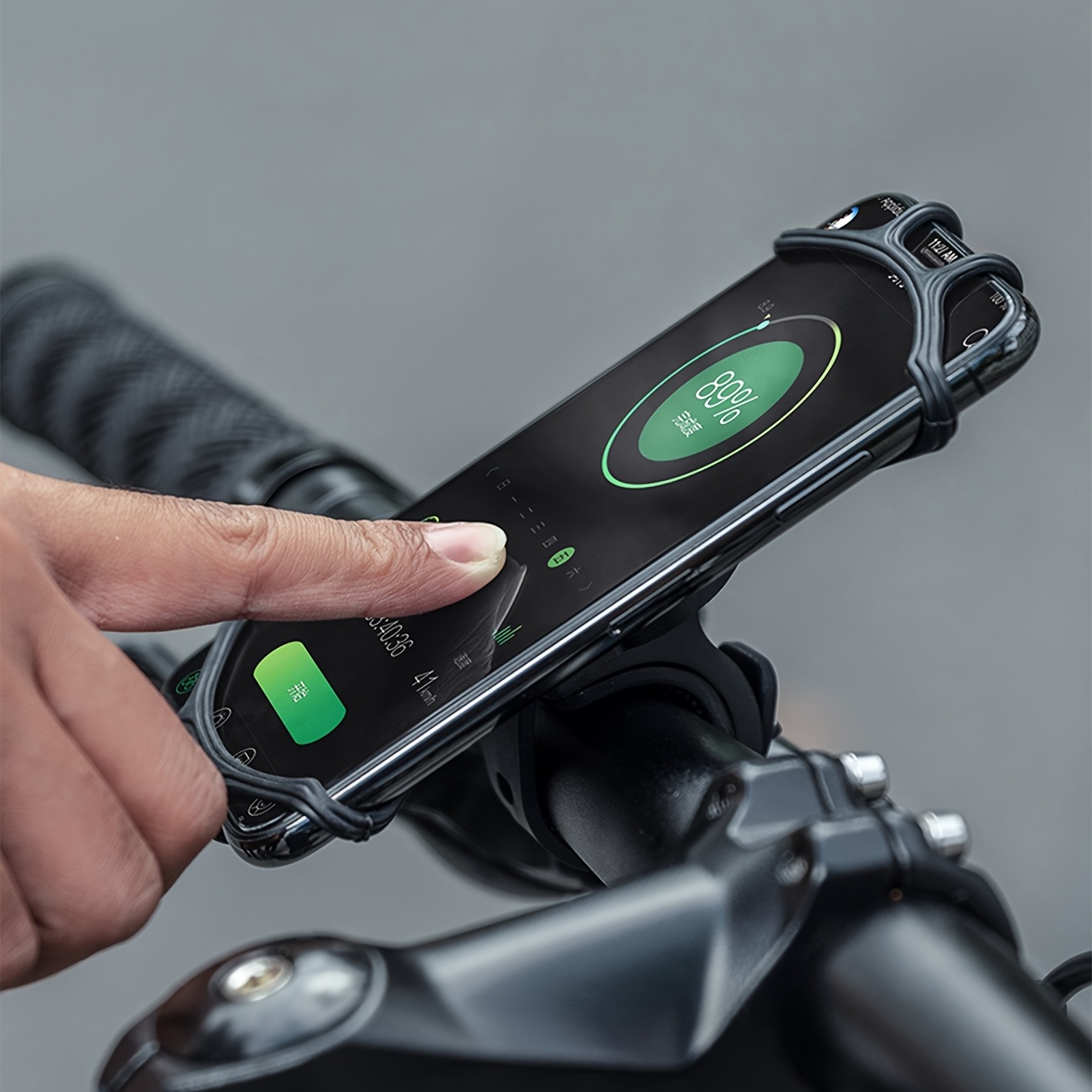 E-shop Fahrrad-Handyhalter, Handyhalterung für Fahrrad Motorrad, für iPhone, Samsung, Xiaomi, GSM-Halterschaft Fiets