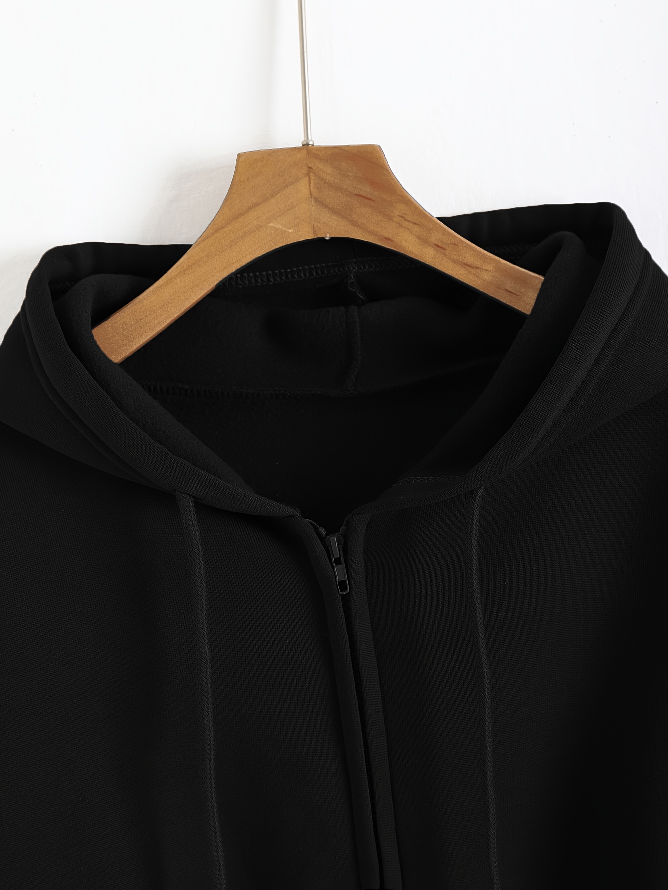 WeatherProof Cozy Black Zip-Up Hoodie