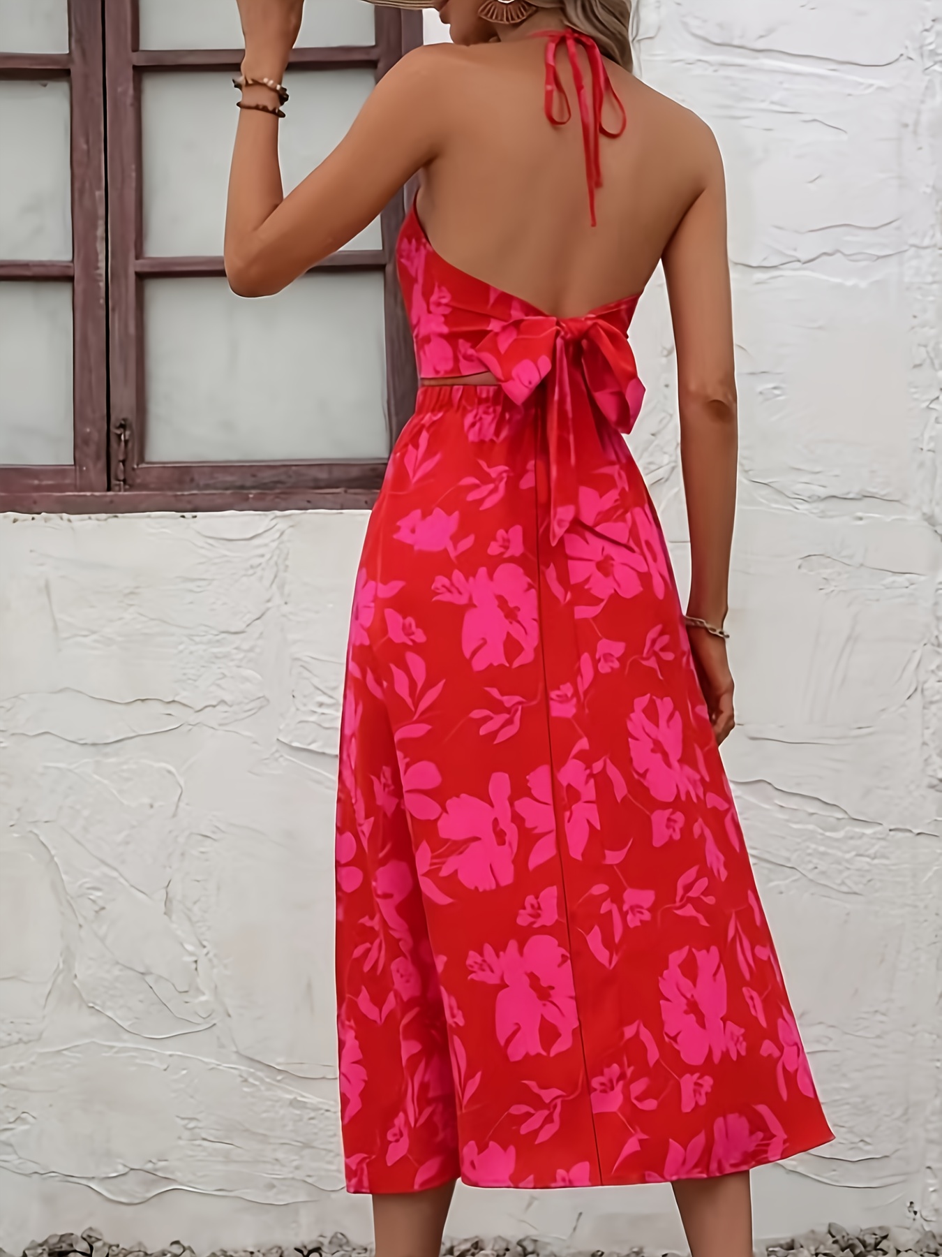 halter top lace dress Ivory Rose Lace Halter Neck Mini Dress