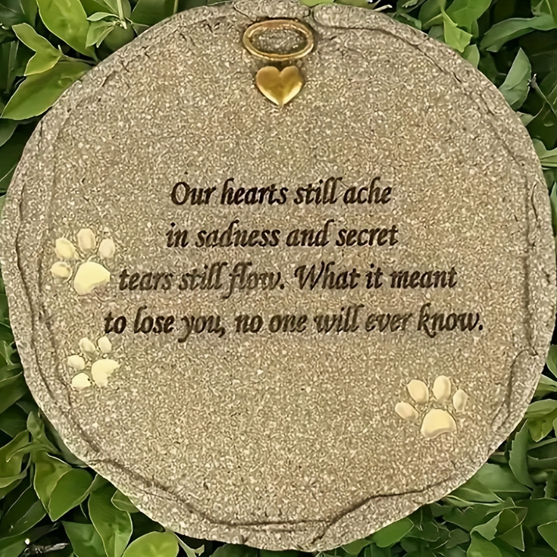 Pet Dog Dog Memorial Garden Stones Round Pet - Temu