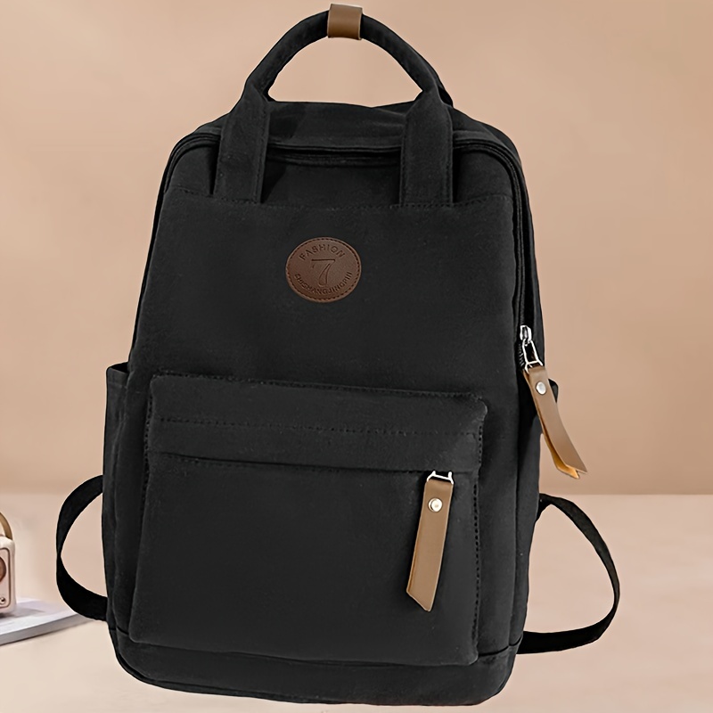 TEMU Schoolbag, Junior High School Students Retro Backpack, Middle School Students Travel Backpack