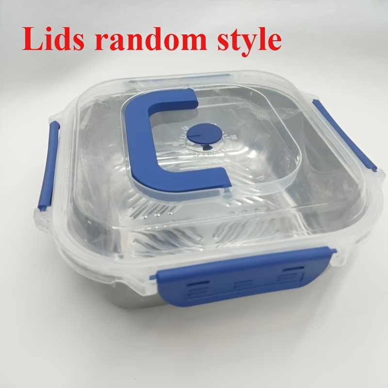 Image of Stainless Steel Food Storage Containers With Lids, 57.49oz, Leakproof, Stackable, Universal Fit For Outdoor Cooking & Meal Prep, Ideal For Christmas, New Year, Ramadan, Mother's Day, Day