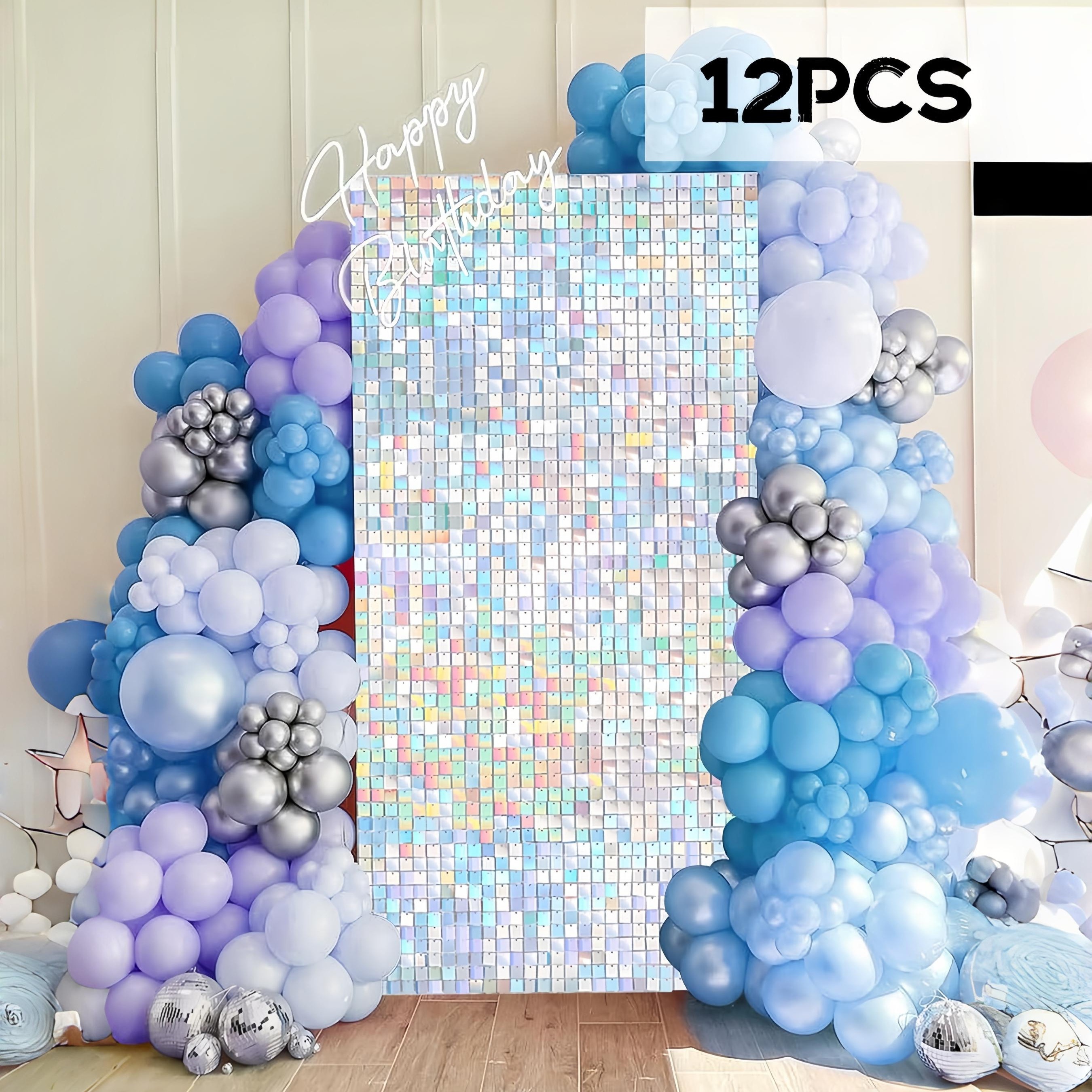 

12pcs Shimmer Wall Backdrop Sparkle Wall Backdrop 3ftx4ft Wedding Backdrop For Birthday Bridal Shower Anniversary Decorations