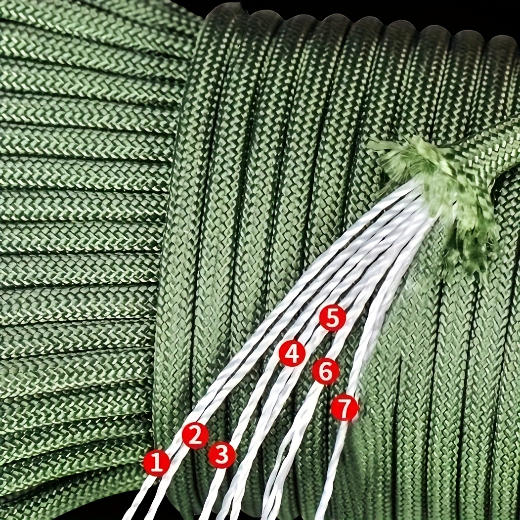 30m 7-Strand Rope, 4mm for Camping and Outdoor Use
