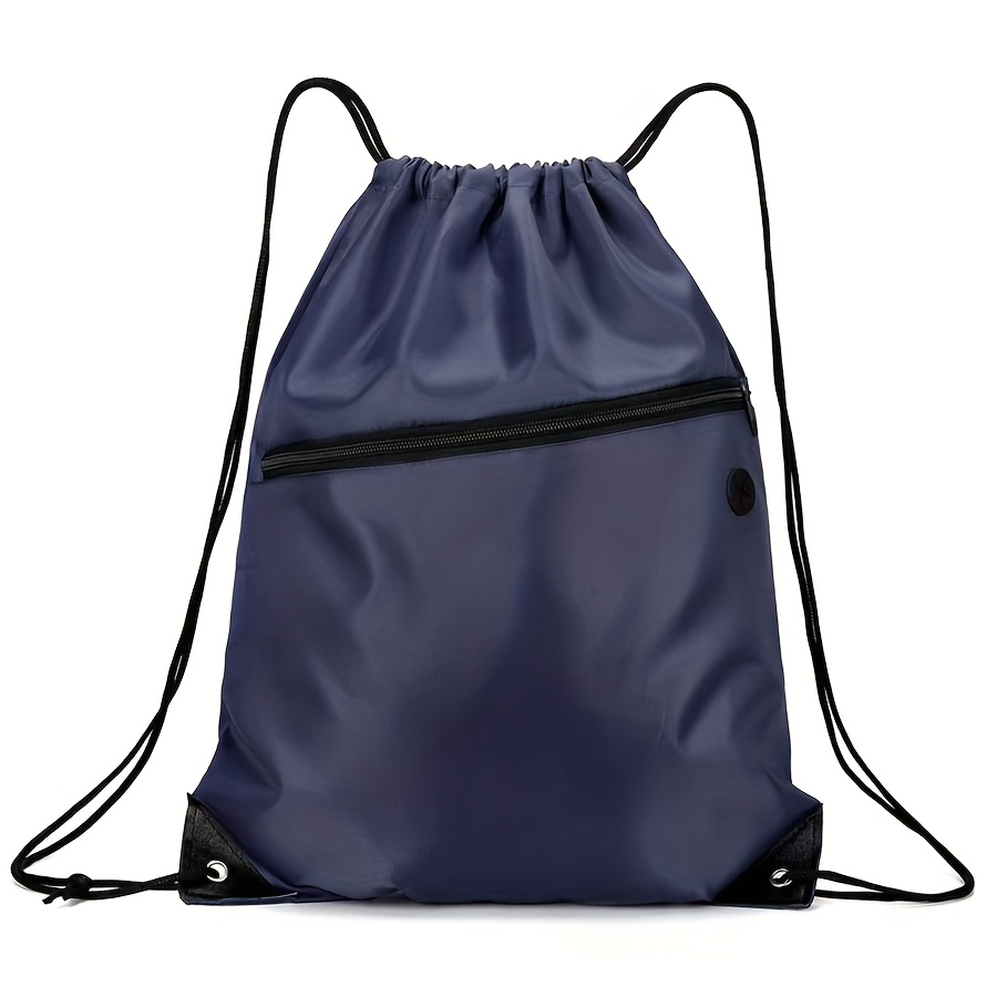 Image of 1pc Large Capacity Drawstring Bag, Backpack, Outdoor Bag, Toiletry Bag