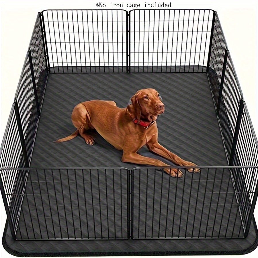 TEMU [customer Favorite] Large Dog Training Pad - , Thick Pet Mat, & Reusable Mat For , Seniors, Incontinence & Housebreaking