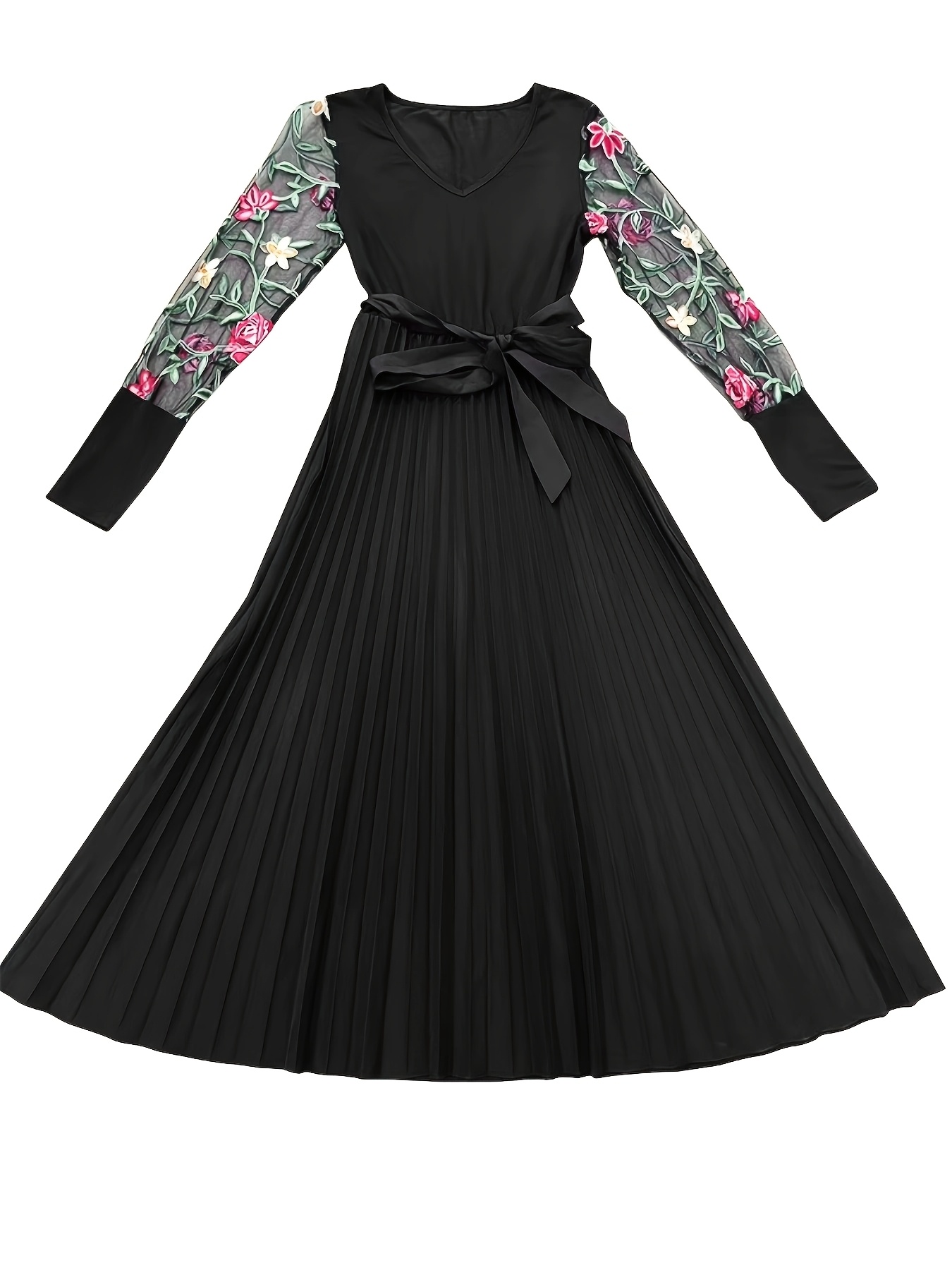 chinese dress ladies La Rosé Long Sleeves Maxi Dress