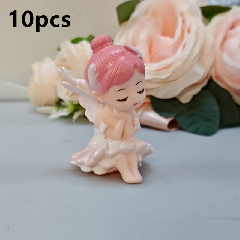 Image of 10pcs, Creative Resin Craft Mini Statues, No Electricity Needed, Perfect For Indoor Desktop, Study, Office Table And Halloween, Thanksgiving, Christmas Decorations