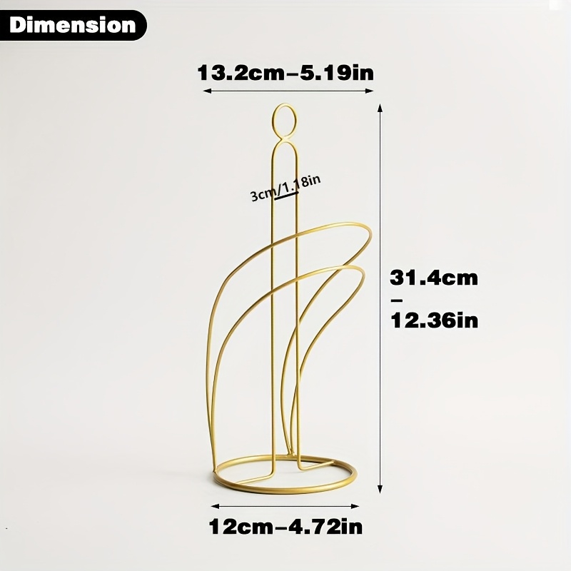 TEMU Countertop/tabletop Paper Towel Holder (freestanding Roll Stand For Bedroom, Living Room, Bar Counter, Kitchen & Bathroom)