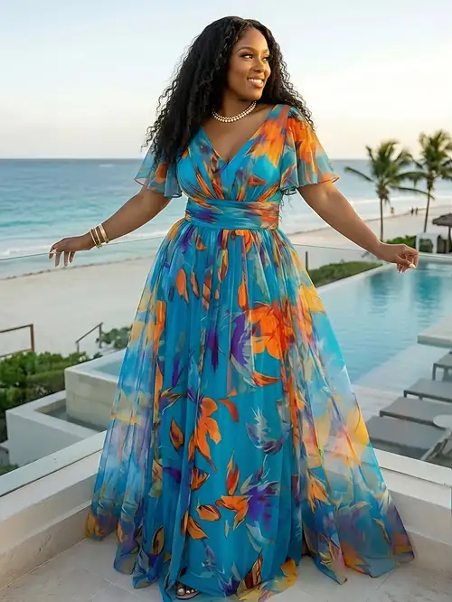 high neck flowy maxi dress Green Mesh High Neck Wrap Detail Maxi Dress