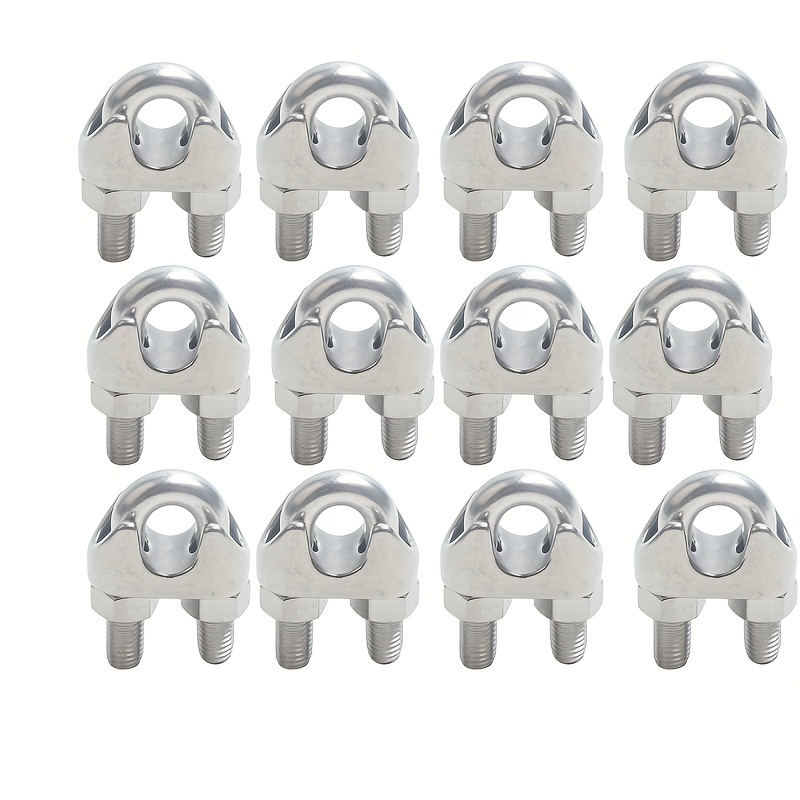 

12/24pcs Steel Wire Clip Head M2 (304 Stainless Steel)