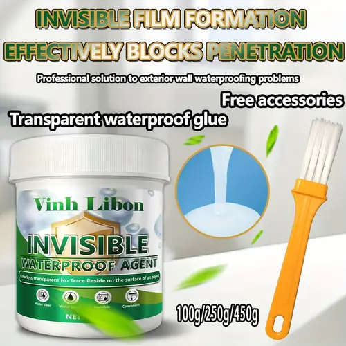 waterproof anti leakage coating for roofs walls durable quick drying weatherproof 100g 250g