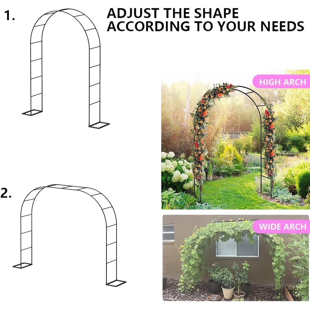 Metal Garden Arch with Vines