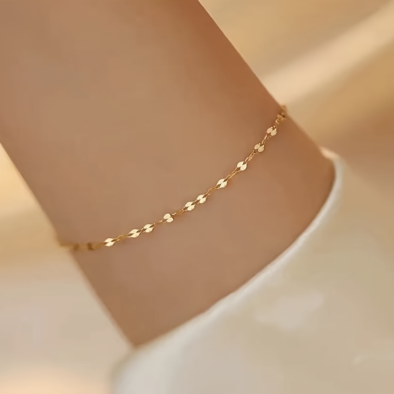 Boho Vintage Lip Chain Bracelet for Casual Attire