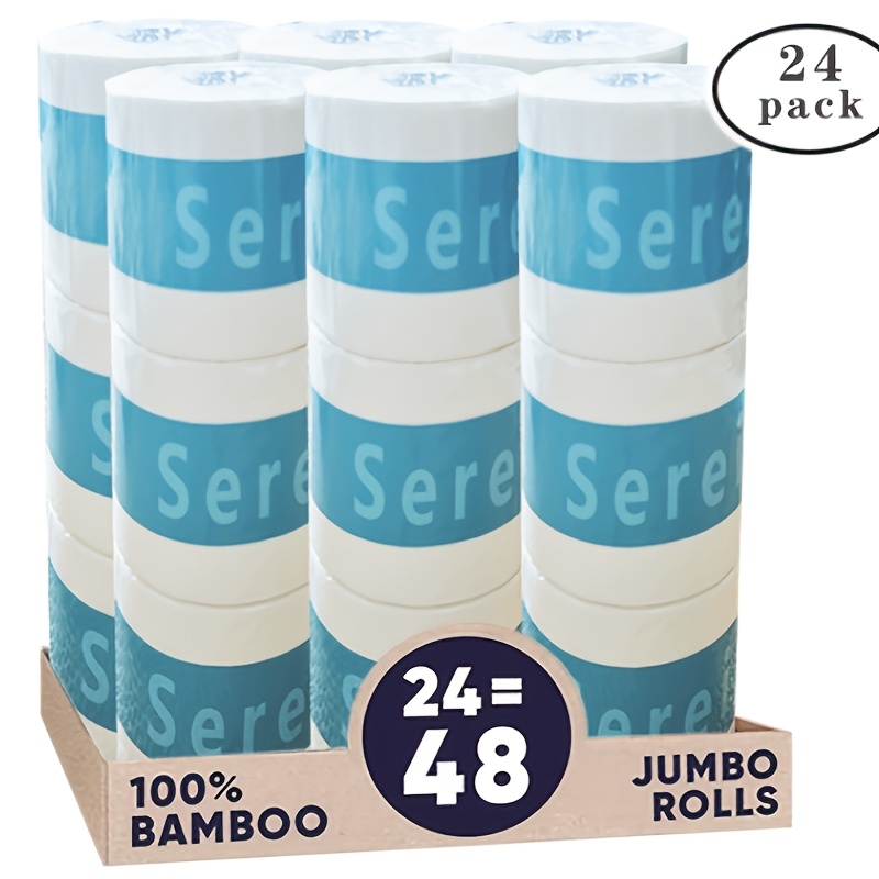 TEMU 24 Rolls Per Box, Super , Extremely Cost-effective, Paper Towels, Toilet Paper, 300 Sheets, (pack Of 24 Roll)3-ply.