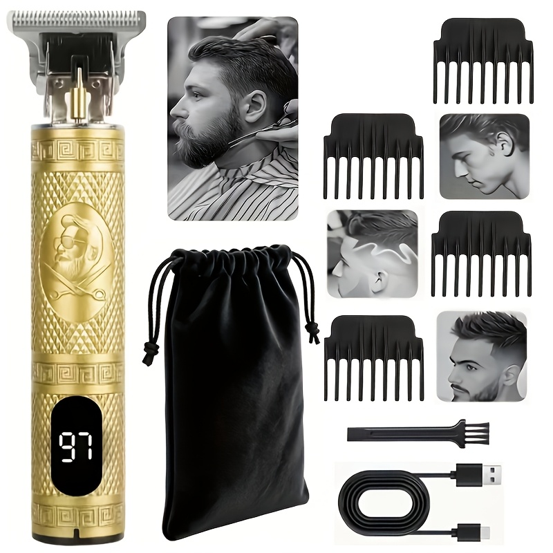 Hair Clipper, Beard Trimmer, Usb-c Charging, Personal Beauty Styling Tool For Men And Father's Day Gift Suitable For Personal Or Stylist Use