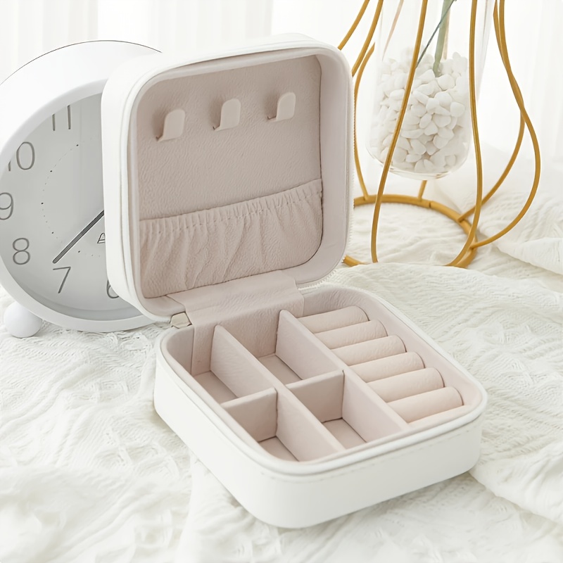 Custom 8pcs Mini PU Jewelry Box Set for Bridesmaids