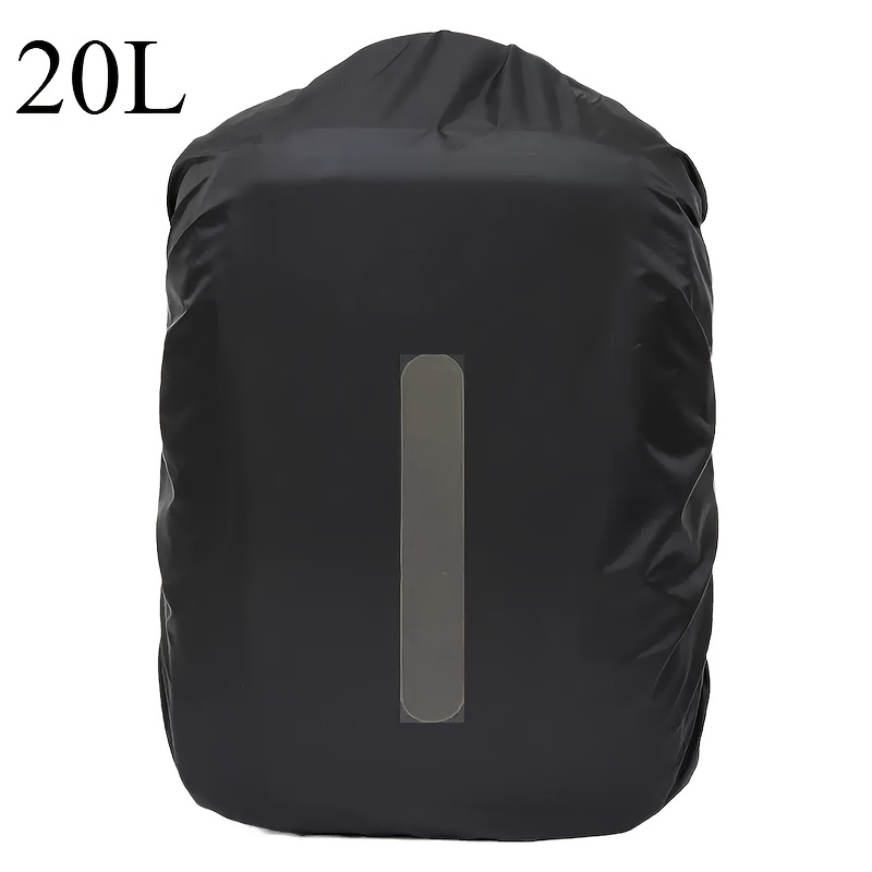 TEMU Copertura antipioggia e antimacchia per 1 x 20-70L, antipolvere, adatta per zaini da viaggio, escursionismo e , pieghevole, con riflettenti, per